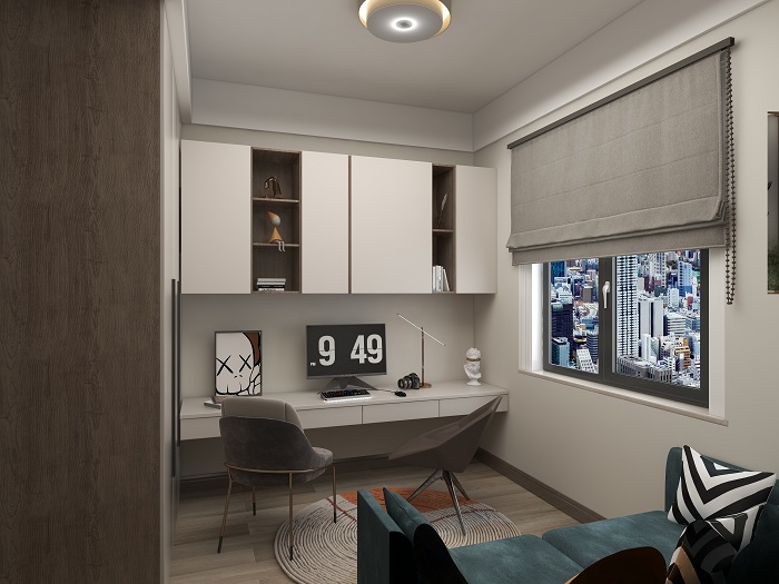 110平米现代风装修案例 精致温馨婚房佳作