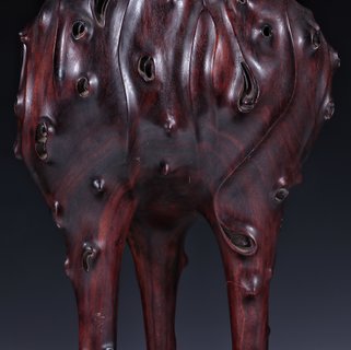 小叶紫檀|晚清 小叶紫檀双耳香炉