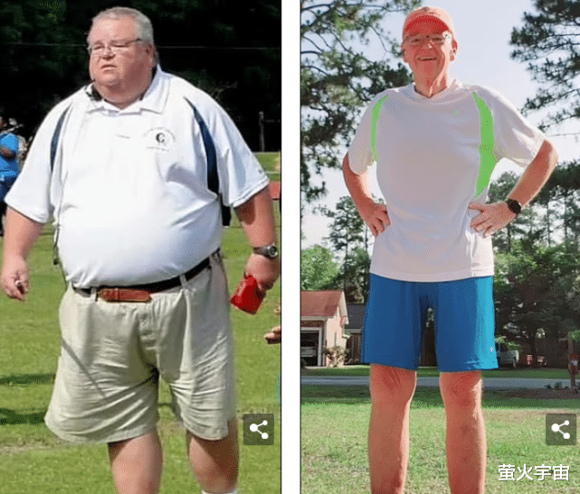 |美国58岁老师减肥200斤,自然瘦身受追捧,“回到中学时的体重”