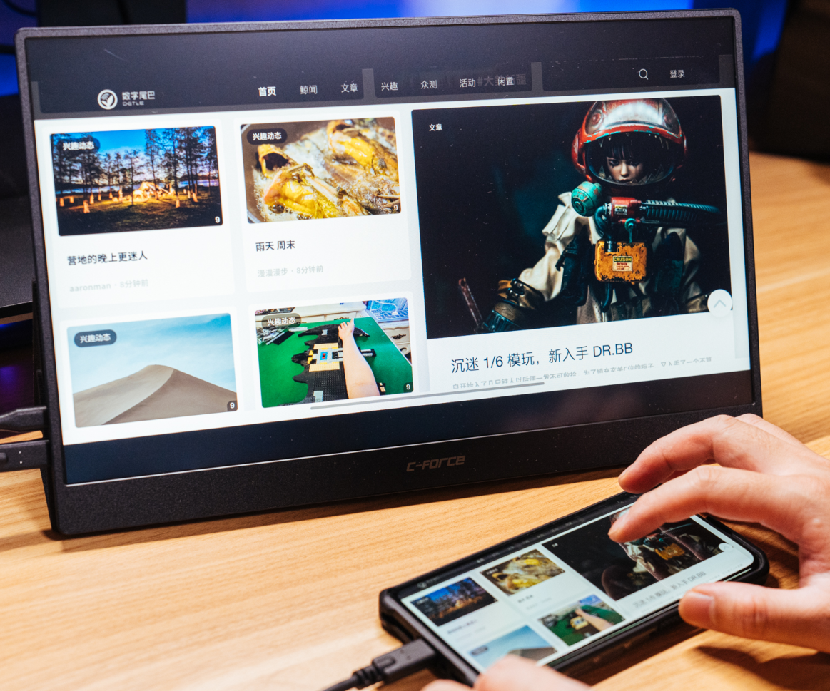 type-c|能让你的Type-C手机秒变电脑的便携显示屏