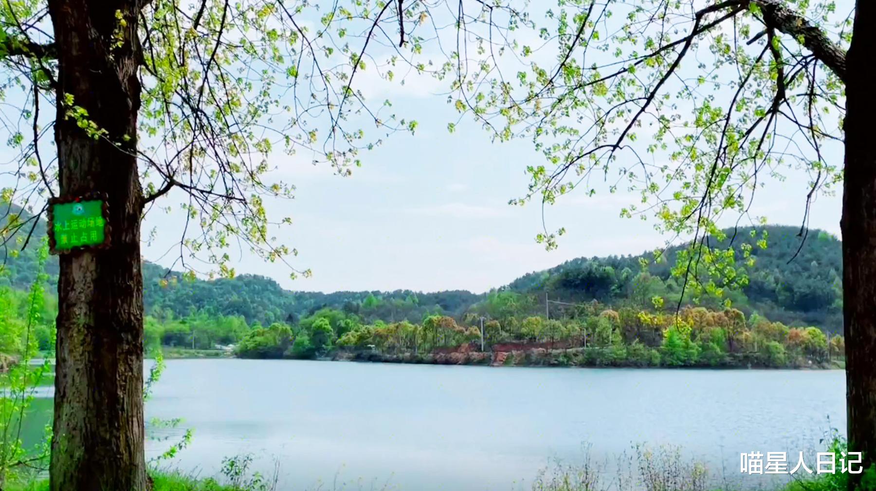 电影|随拍武汉郊区这座大山里的水库，乘小船游览，碧波荡漾宛如画中