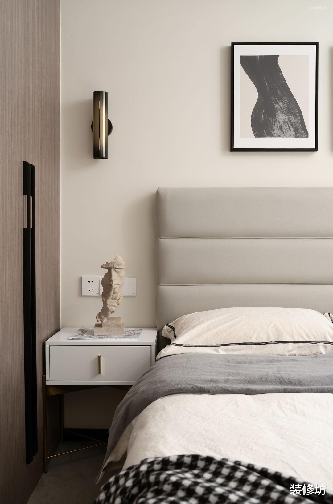 110平现代三居室,焦糖棕系超好看,实用又温馨