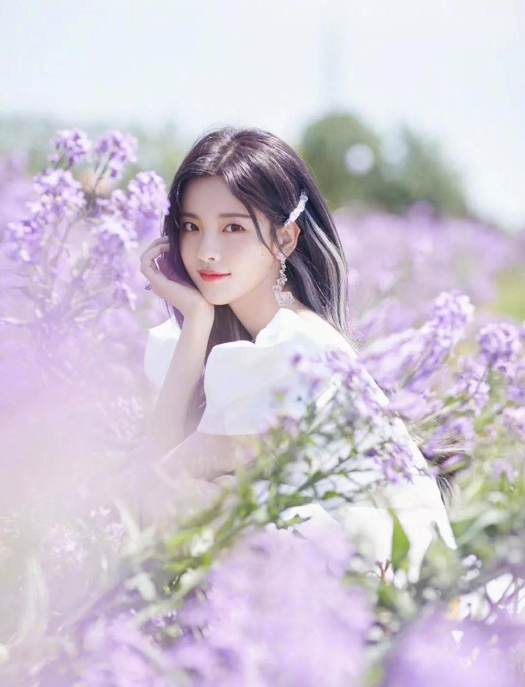 白梦妍|女明星赏花写真合集:刘诗诗 赵丽颖 刘亦菲 杨幂 白鹿 杨颖 李沁 杨紫