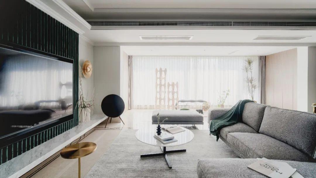 菡萏怡景装饰 | 墨绿色最强的复古空间渲染色调！演绎着经典的生活韵律……