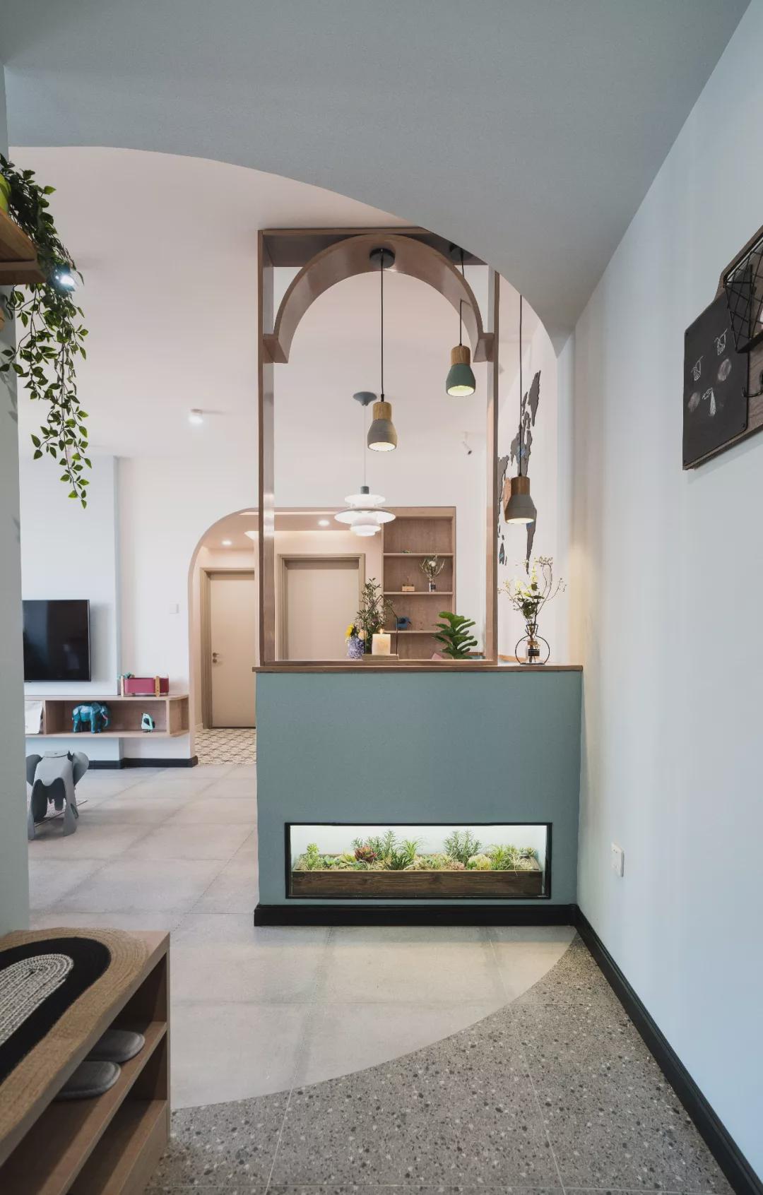 让人眼前一亮的现代空间，清新浪漫的家，第一次见这么好看的家