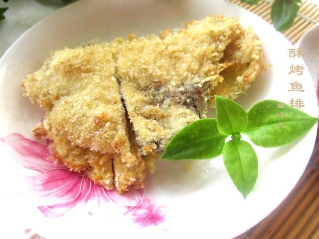 烤箱制作的酥烤鱼排，外酥里嫩味道美