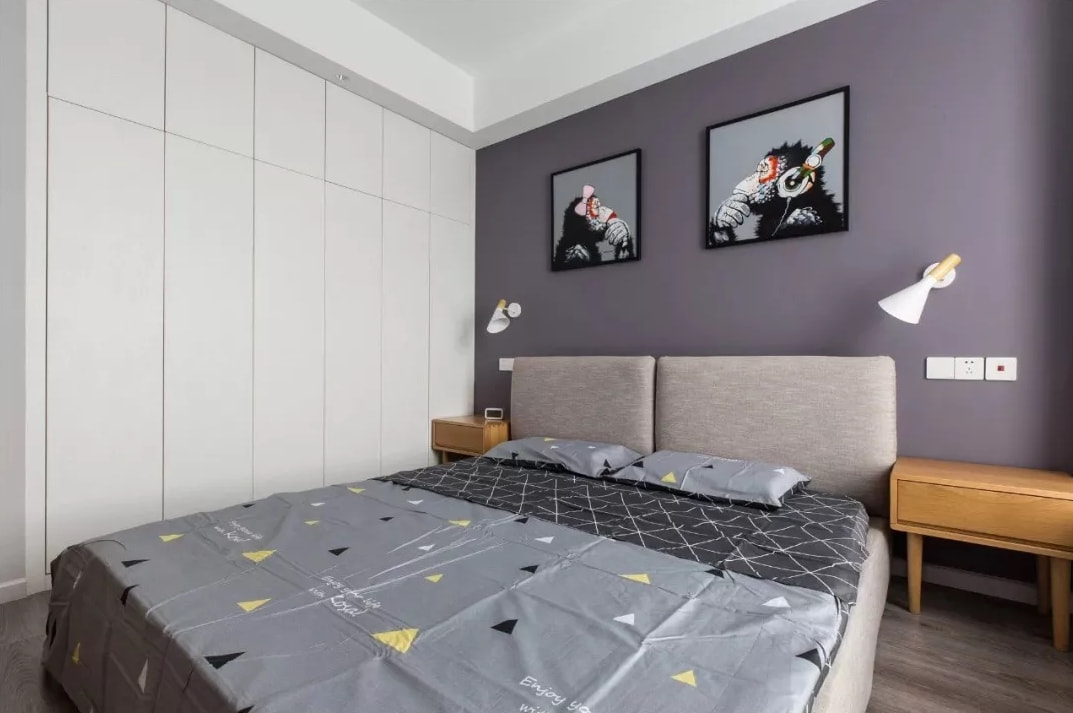 135平现代简约,客厅和书房相连,最大化利用空间!