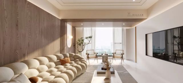 厚榭作品：都市人的白月光丨117㎡现代风