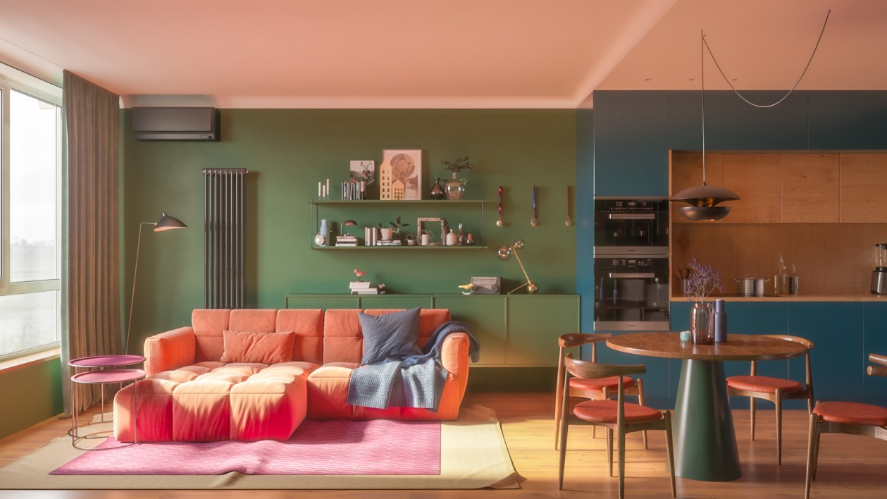 德阳装修,色彩的空间