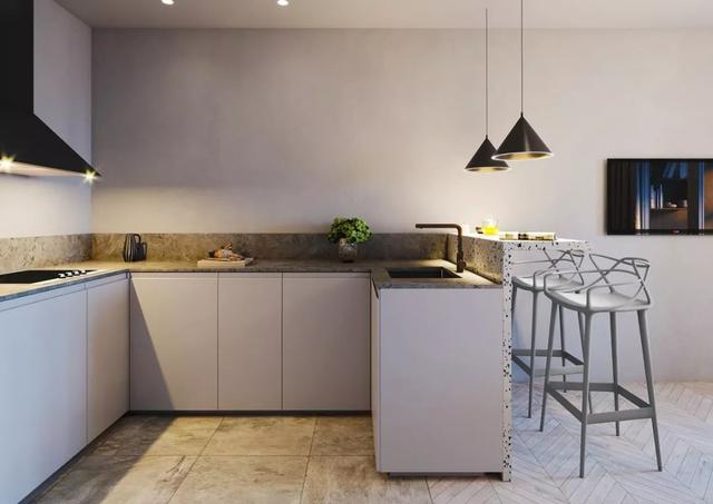 小户型大气装修还做了衣帽间和阳光房,设计感很强