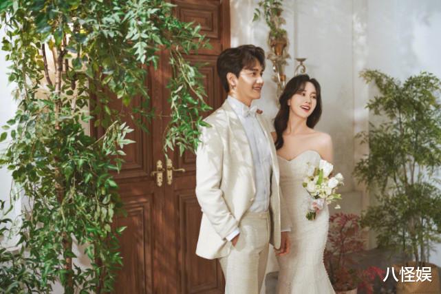 张檬|婚期将近!张檬晒与老公金恩圣婚纱照,花絮腹部凸起明显被疑怀孕