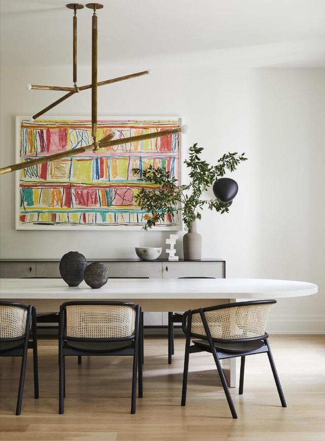 一对年轻夫妻的复古风住宅,现代家具,艺术品装饰,时尚有温馨