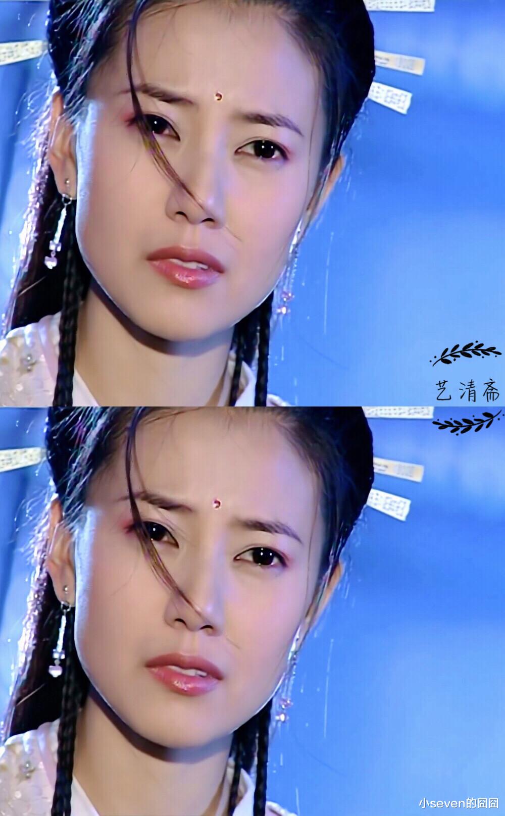 高圆圆|高圆圆大口吃面不要女神形象,关掉滤镜后眼袋微肿,42岁依旧很美