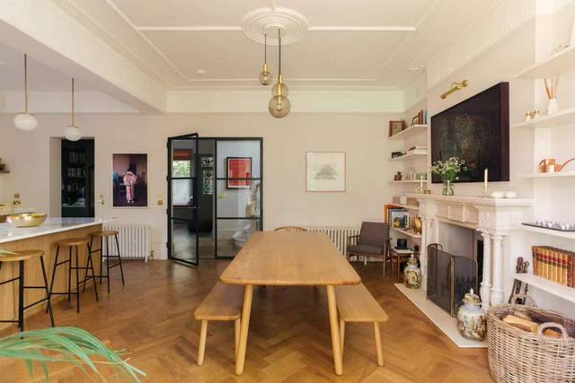 复古氛围的伦敦家庭住宅,清新自然充满治愈感,美得让人心生羡慕