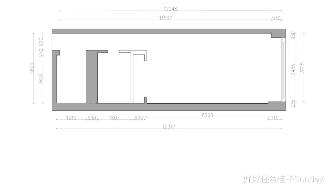 42m2单面采光小屋,不拆墙,照样完美逆袭?