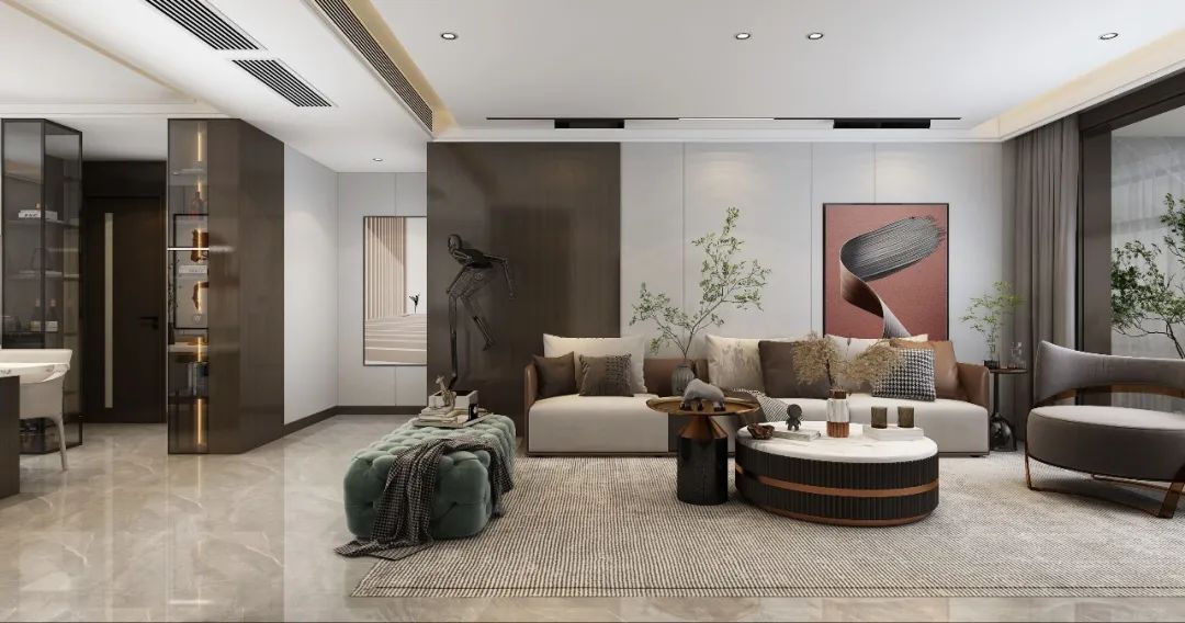 怪不得老婆吵着要装轻奢风,这家140㎡家装效果真得很绝!