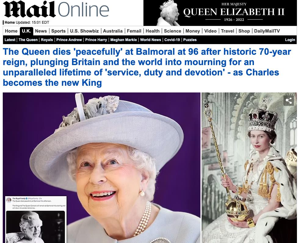 英国女王逝世前,遛狗烧烤散步心情好,知情人称她是突然去世