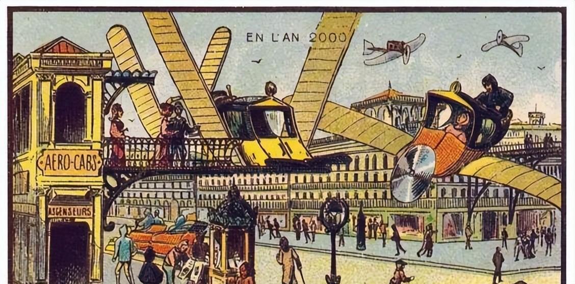 机器人|100多年前，法国艺术家的未来想象画
