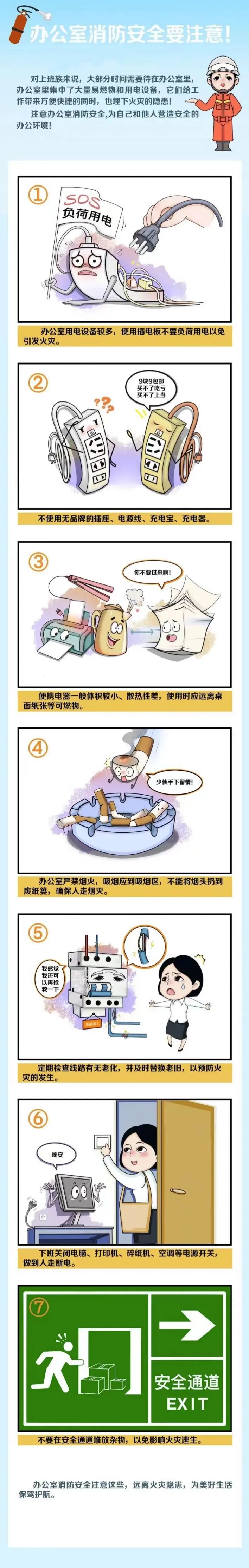 一图为快 | 办公室消防安全要注意!