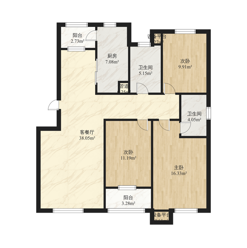 89㎡新中式风格案例,小户型也可以优雅大气