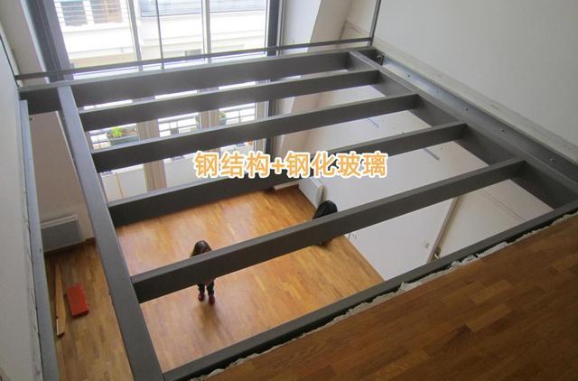 碰到挑空客厅,一不做二不休再隔1层,多个玻璃书房用,赚到了!