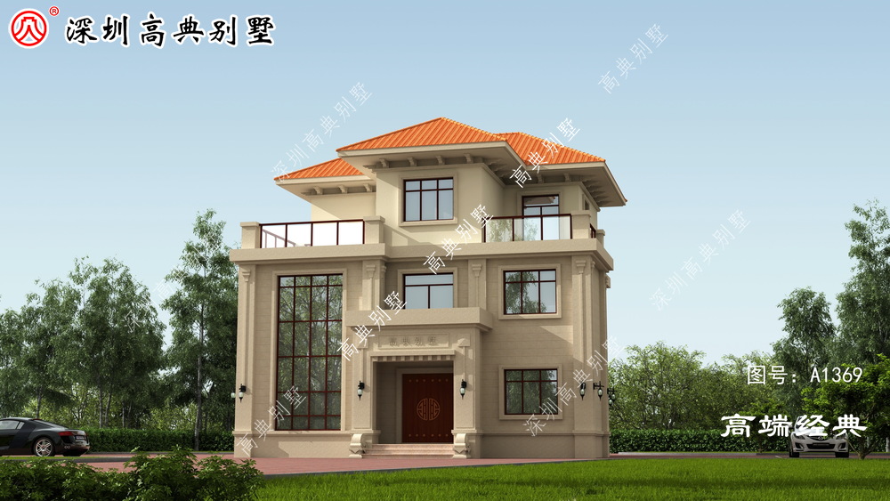 别墅|田园三层农村小别墅,户型通透,极致简约美