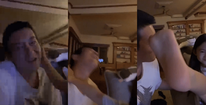 陈冠希|陈冠希晒与女儿的亲密合影，嘟嘴送吻Alaia，被网友调侃是小跟班