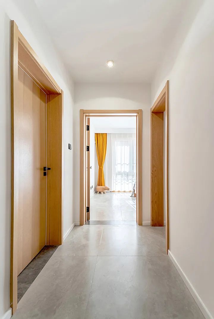 68㎡自然原木风小两居，动静分区、衣帽间、浴缸等需求统统满足！