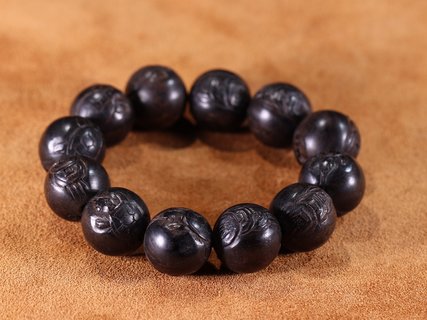 沉香|【晚清 沉水老沉香 福寿手串】