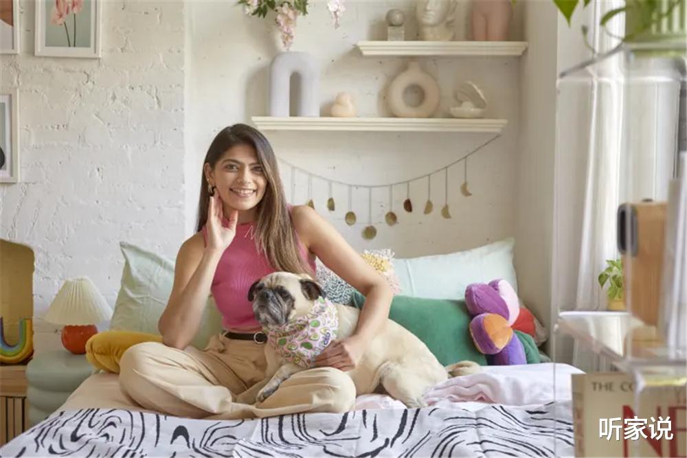 29岁姑娘在41㎡小家住两年,悉心布置,“打扮”成少女风温暖蜗居