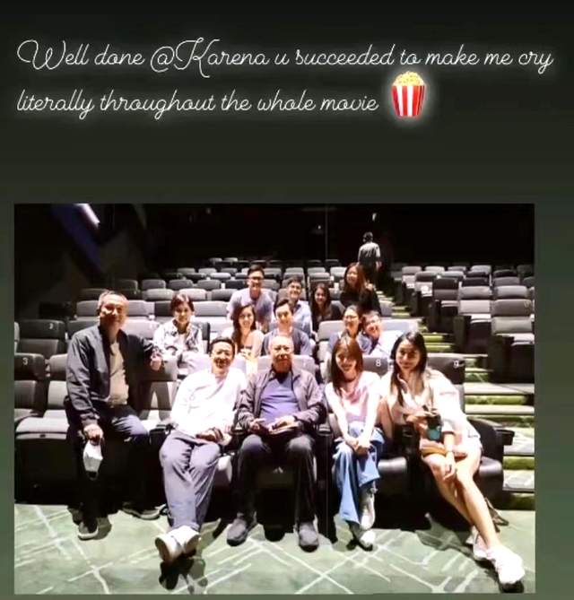 施伯雄|百亿豪门正式欢迎吴千语,施伯雄与父亲等家族成员包场看女友新片