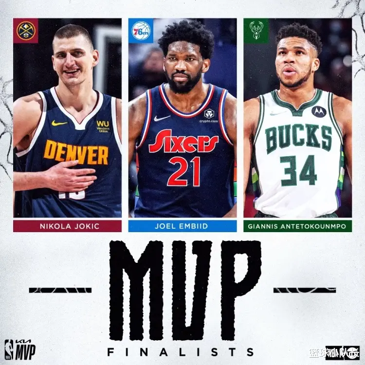 MVP|常规赛MVP候选人已确定！恩比德即将收获生涯第一座MVP奖杯
