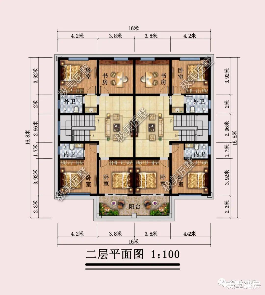 别墅|家有兄弟这样建，双拼别墅很适合，经济美观又实用！
