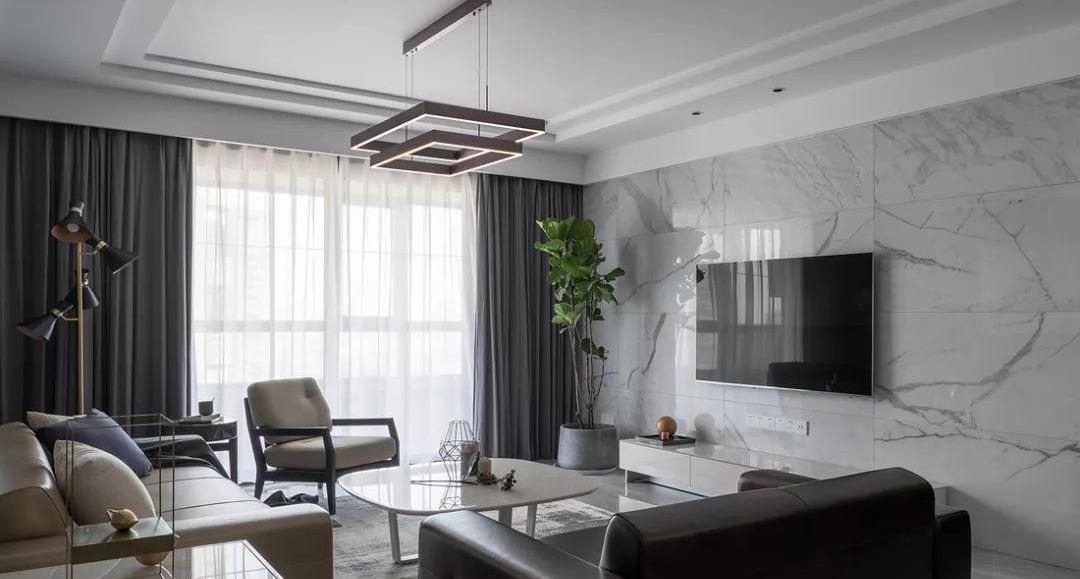 客厅电视背景墙,用瓷砖好还是用壁纸好?了解清楚也就不纠结了