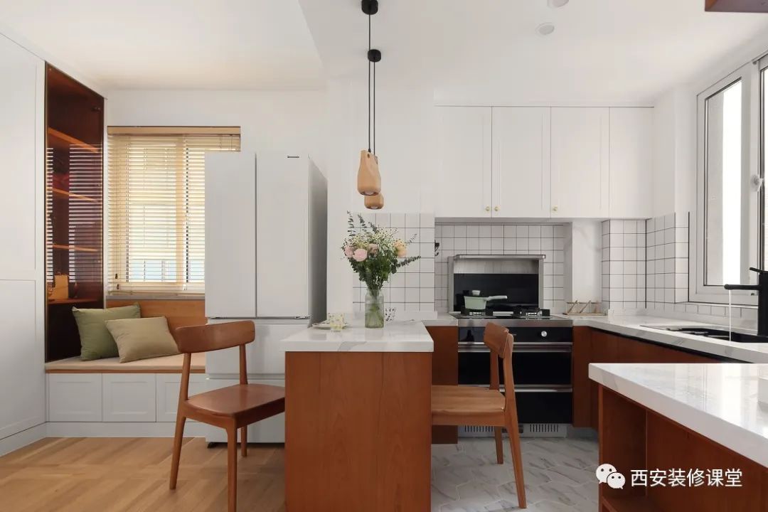 95㎡三室三口之家,原木自然温馨