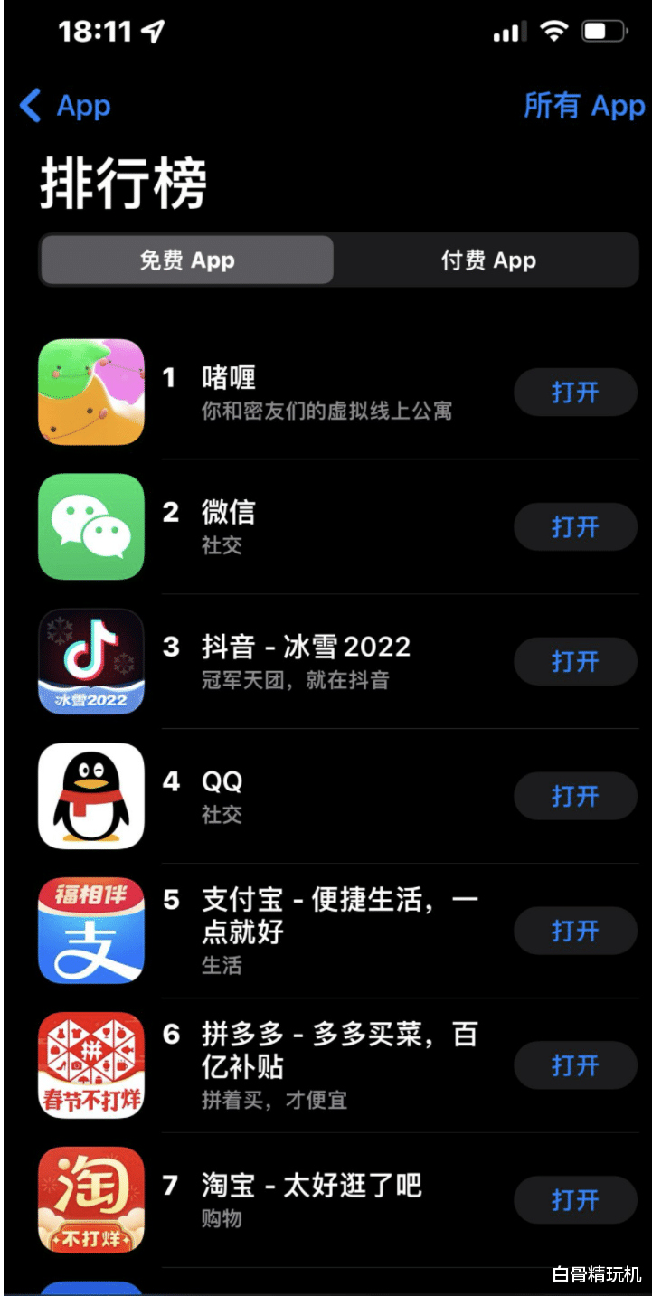 App Store|啫喱APP登顶苹果商店第一?其实也没几个人知道