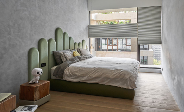 “去客厅化”的另一种设计,把客厅旋转45°后,简直不要太爽