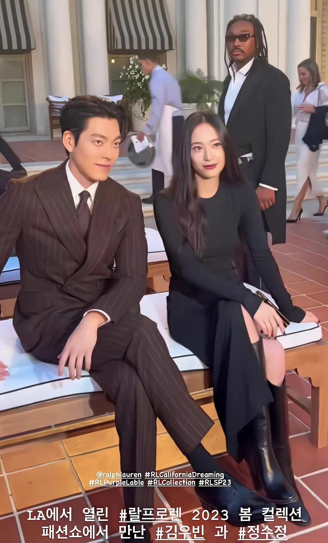 金宇彬|金宇彬郑秀晶同框看秀,豪门兄妹的既视感,梦回《继承者们》!