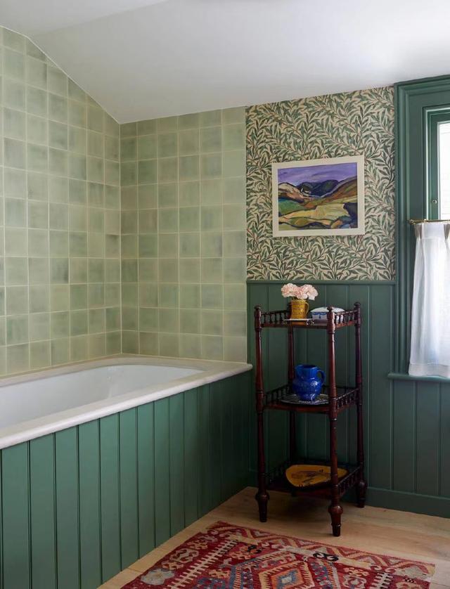 一个伦敦老宅改造,色彩和复古家具的融合,温暖且有力量,羡慕