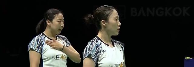 |0-2完败，双打全输球，2-2优势没了，中国队夺冠难度大，韩国顽强
