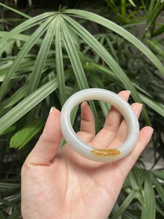 |和田玉素纹手镯