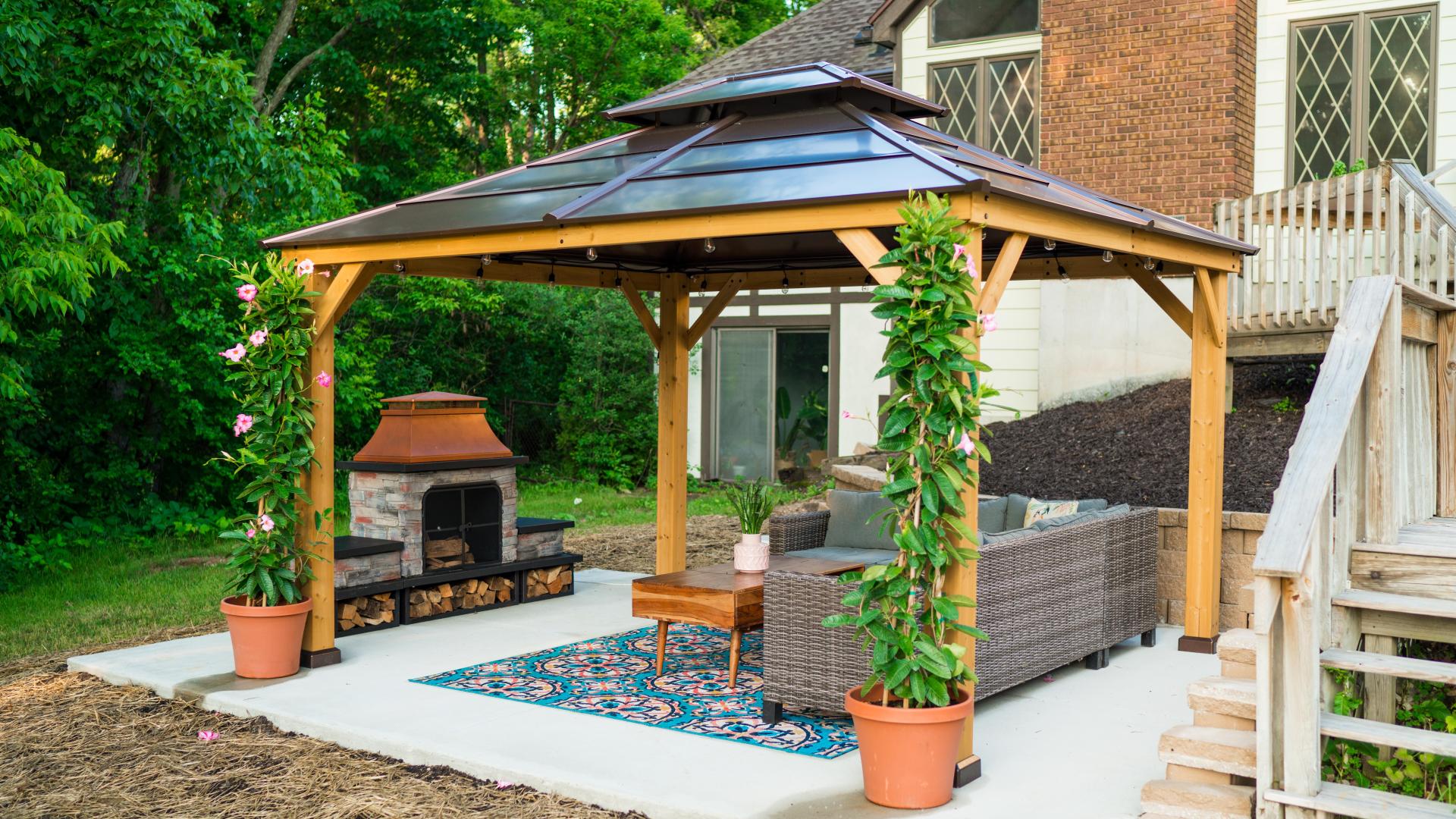 现代风凉亭内如何装修？这10个装修案例，你最喜欢哪一个？