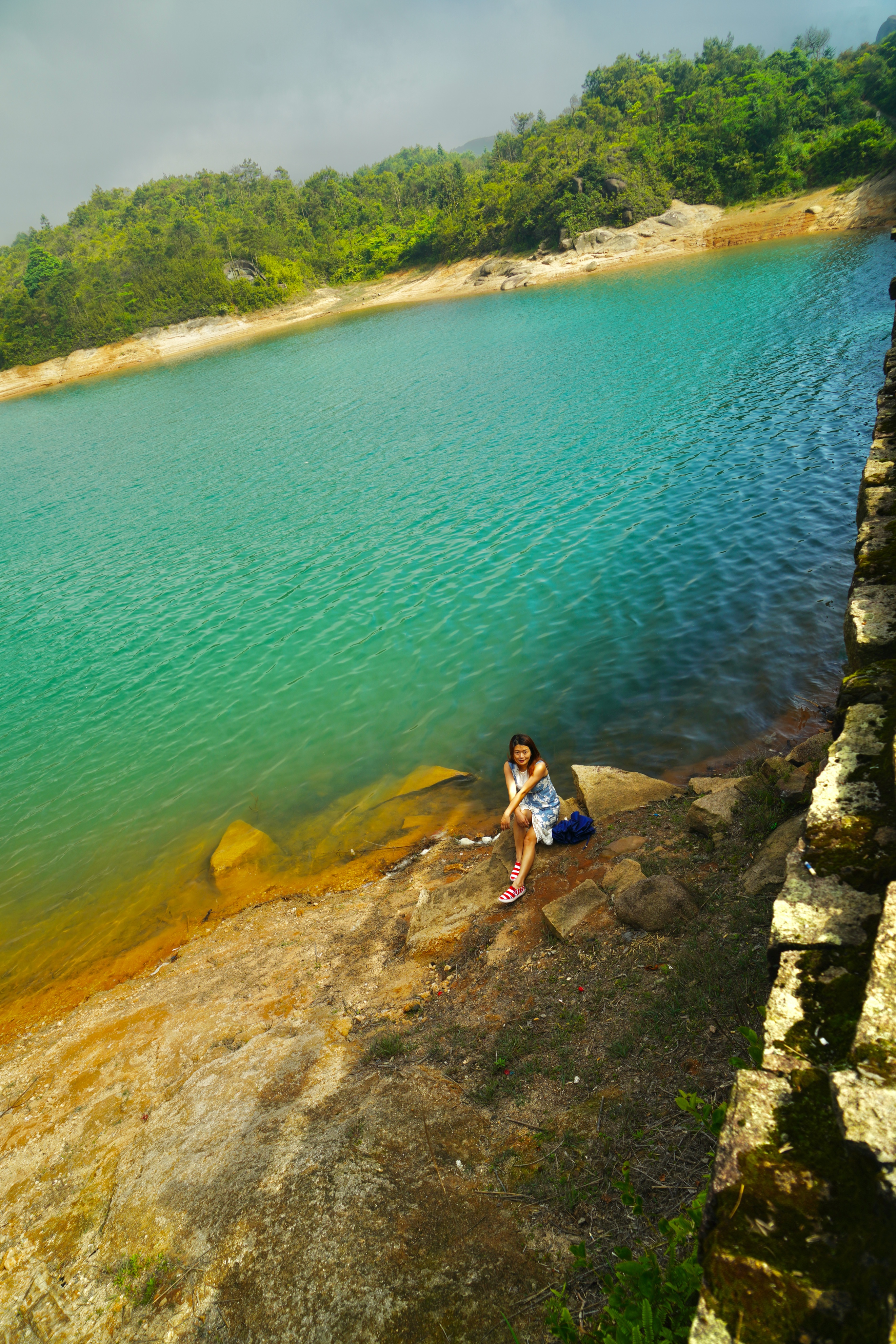 水库|初夏游温州，大罗山“爱心湖”天河水库，见了都说爱上了