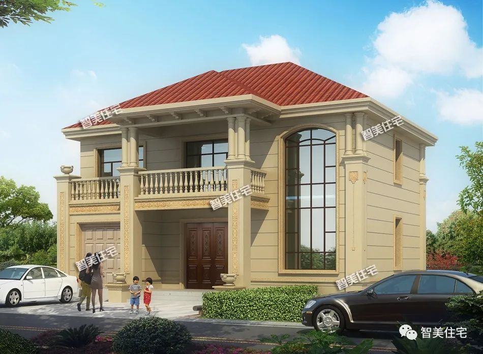 |二层小洋房精致又靓丽，在这屋里养老，30岁的我都开始羡慕了