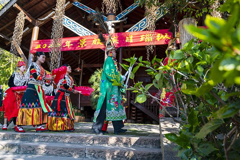 云南民族村|目瑙纵歌 、木鼓欢歌 春节云南民族村玩场多