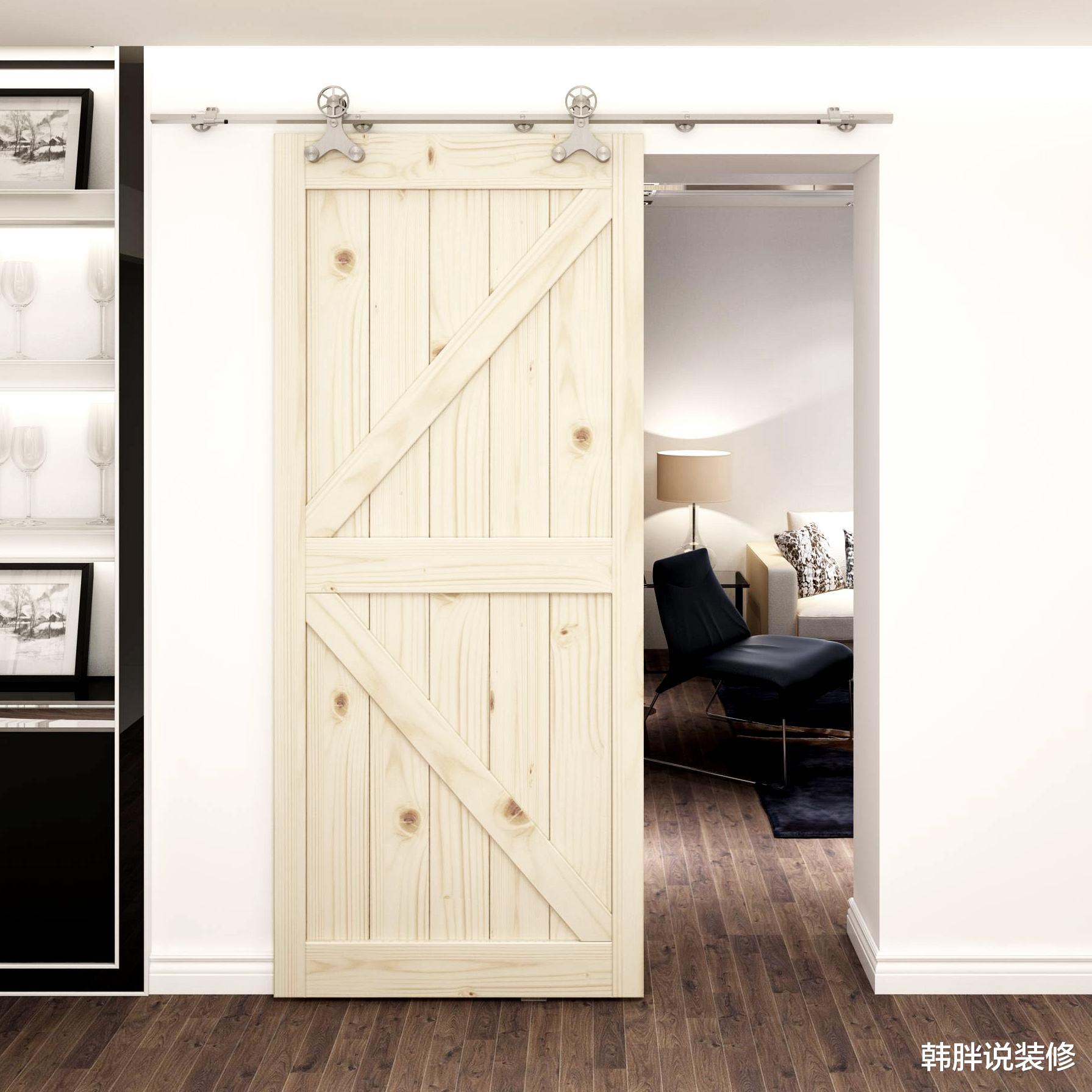 你家还在装地轨推拉门吗?早就out了,现在流行这种,实用又好看