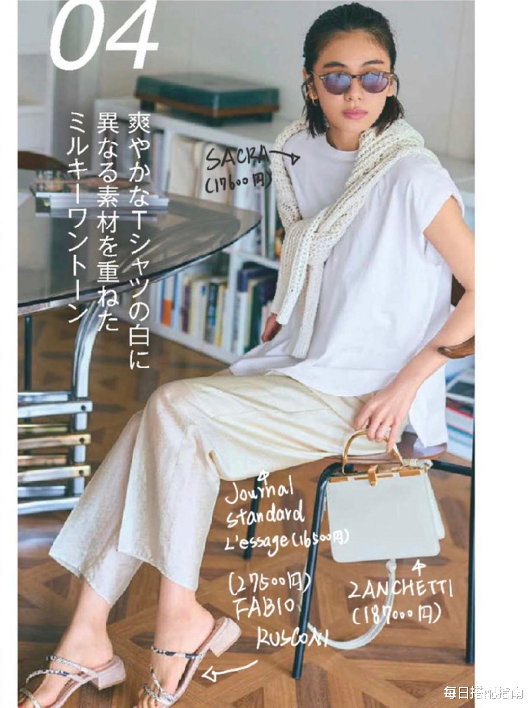 终于找到白色T恤的“穿搭精髓”，搞懂这些，简简单单也很美