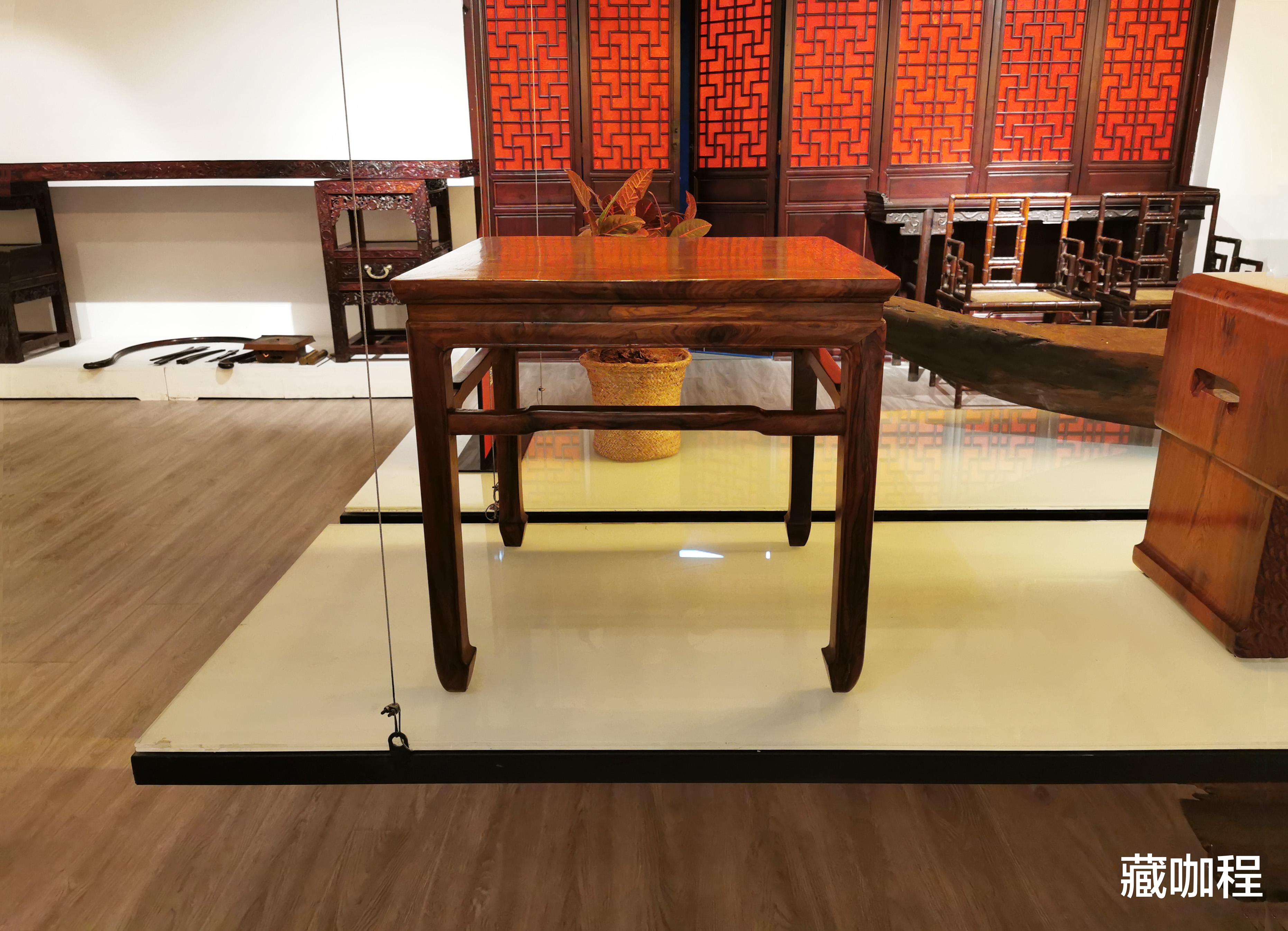 座面镶硬板,黄花梨老料新作椅凳无软屉