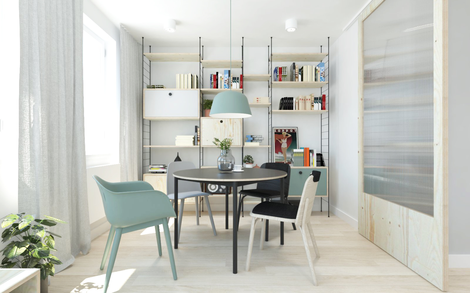 45平方米的精致小户型,装修成本虽低,但效果却十分好看