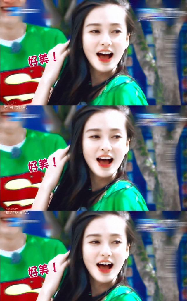 Angelababy|《奔跑吧》中,Angelababy看之前的节目视频,回忆满满,红了眼眶